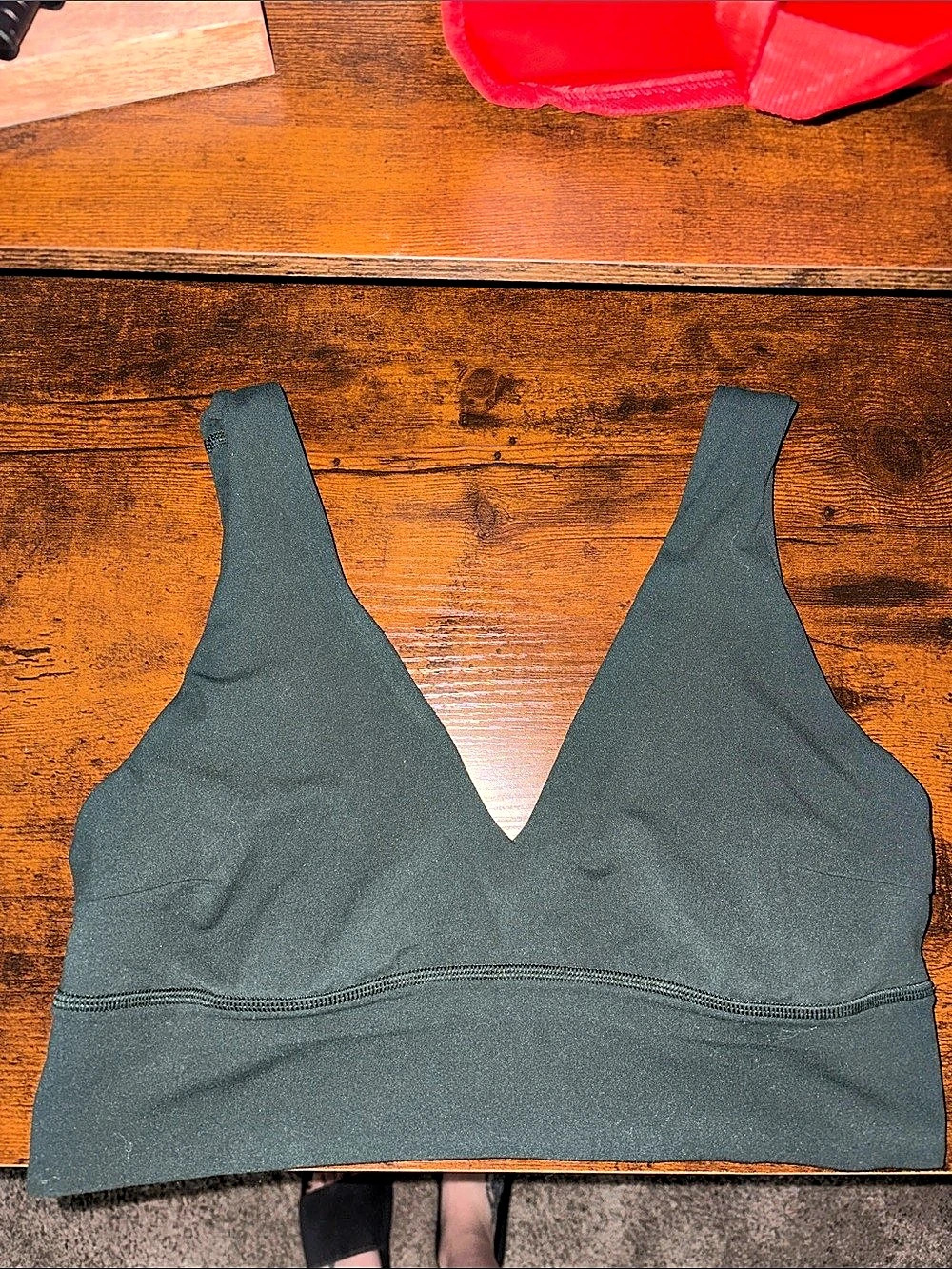 lululemon Women's Sports Bra Green Size 10
